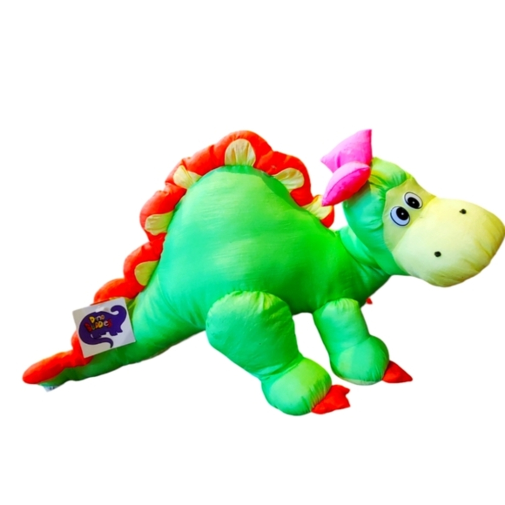 Large vintage dinosaur puffy nylon plush